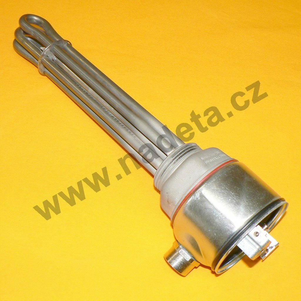 Topné těleso 3 KW 230 V/400 V kovová hlava s jímkou, opravené