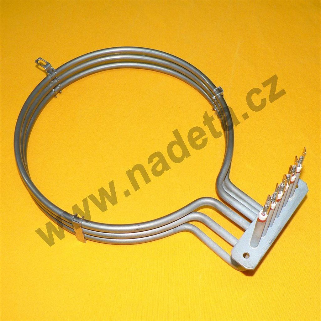 Topné těleso 3000 W 3 x kruh 1000 W, 230 V d=208mm, do konvektomatu