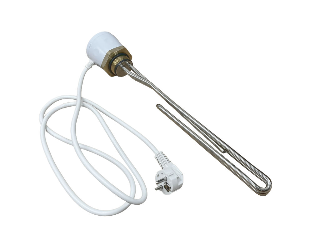 Topné těleso 3000W 230V s termostatem závit G 5/4"