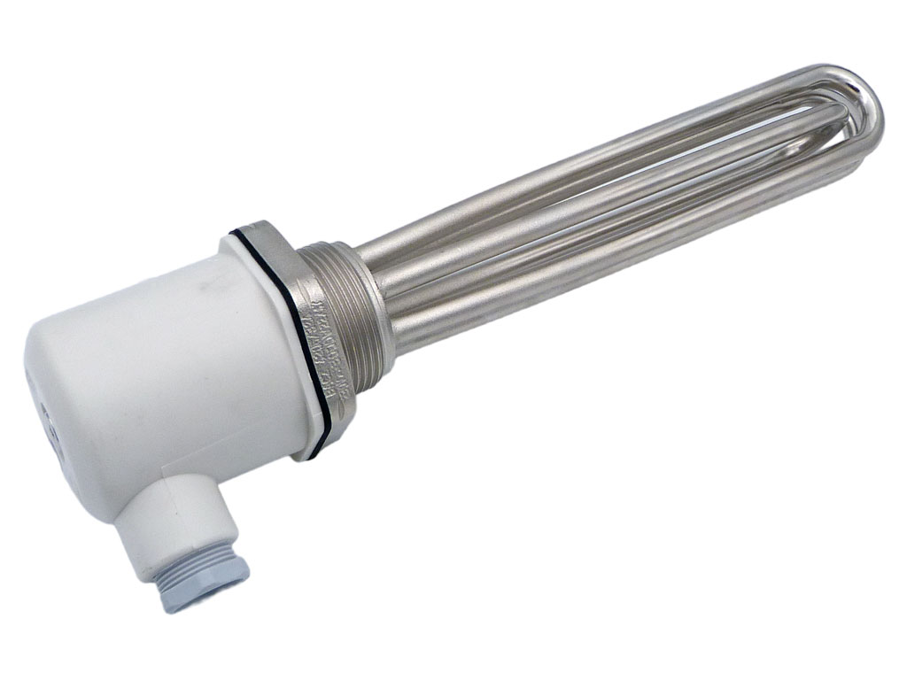 Topné těleso 3000W, chrom, G 6/4", elektrokotel, bojler