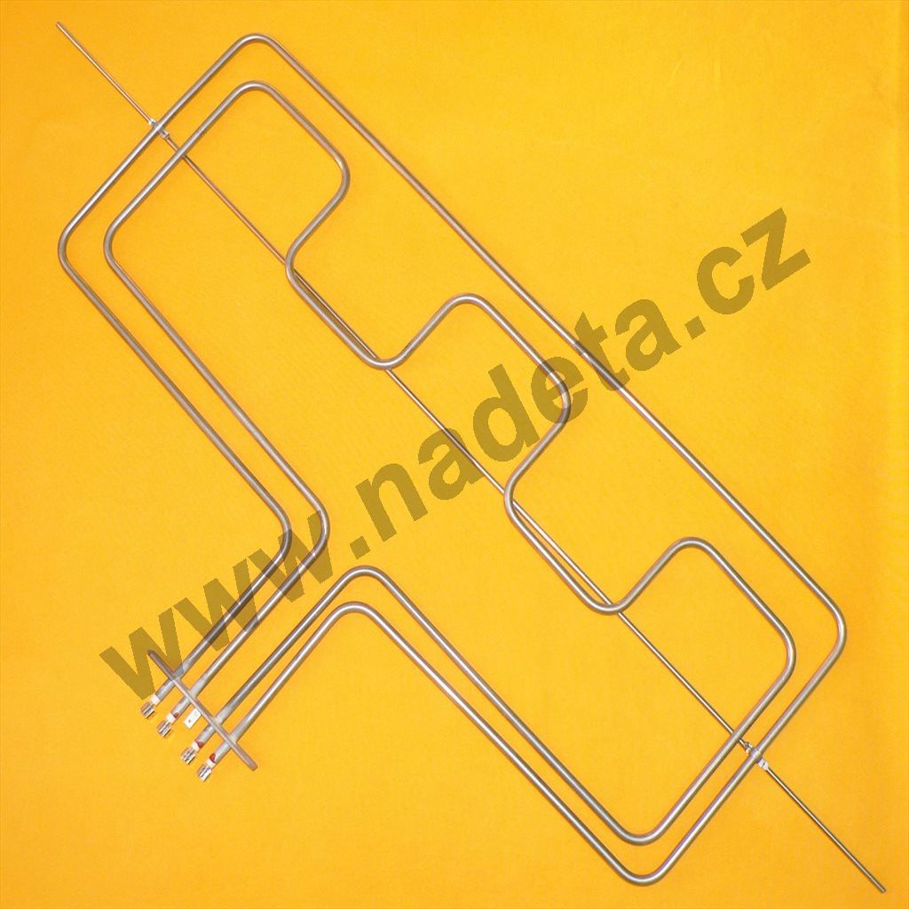 Topné těleso 3200 W 230 V průmyslový sporák l=335mm š=580mm