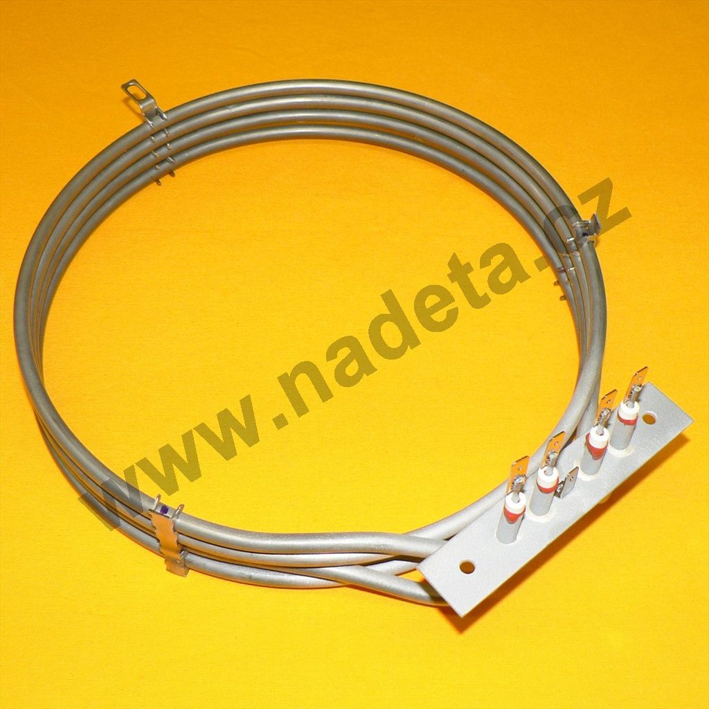 Topné těleso 4,2 kW 2 x 2100 W 230 V kruhové d=227mm, do konvektomatu