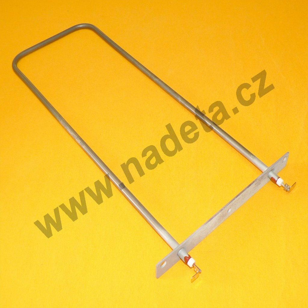 Topné těleso 500W Elin 230V "U"s přírubou l=325mm, š=125mm