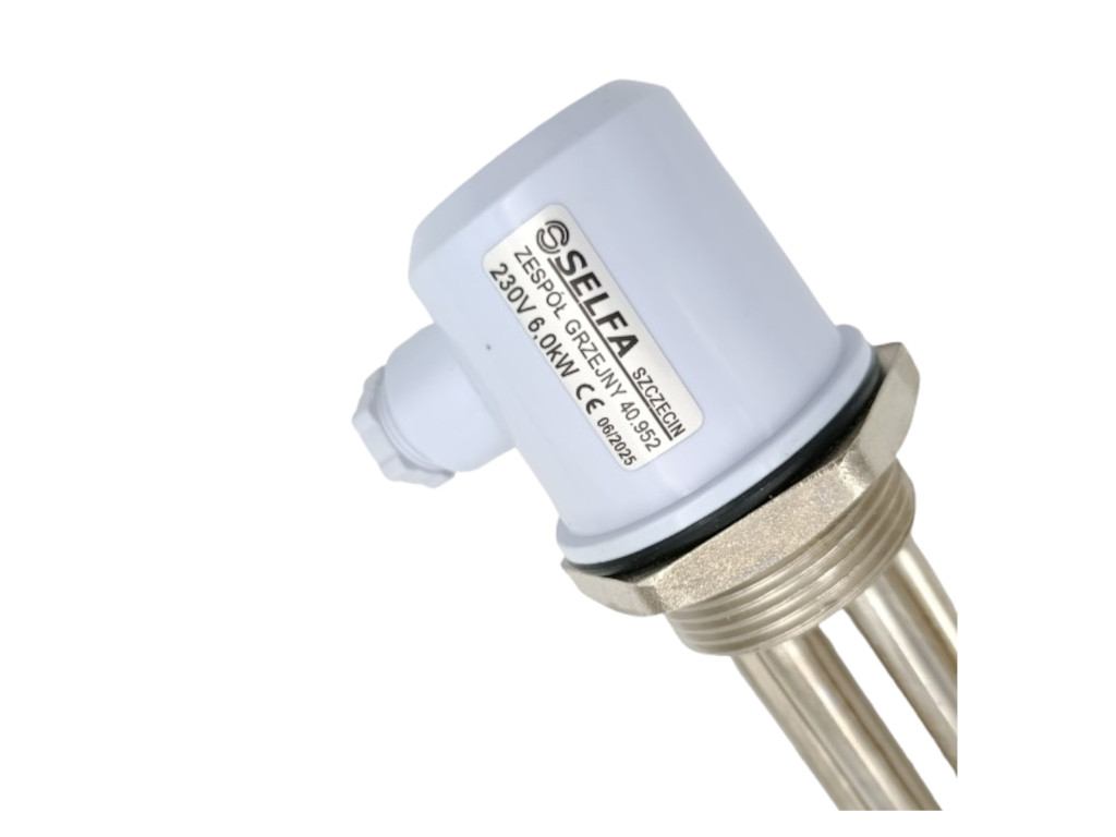 Topné těleso 6000W, chrom, G 6/4", elektrokotel, bojler