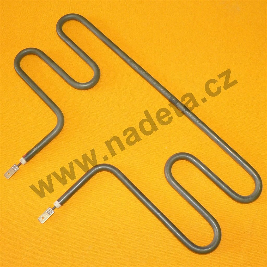 Topné těleso 650 W ohřívač párků l=140mm š=260mm 230 V