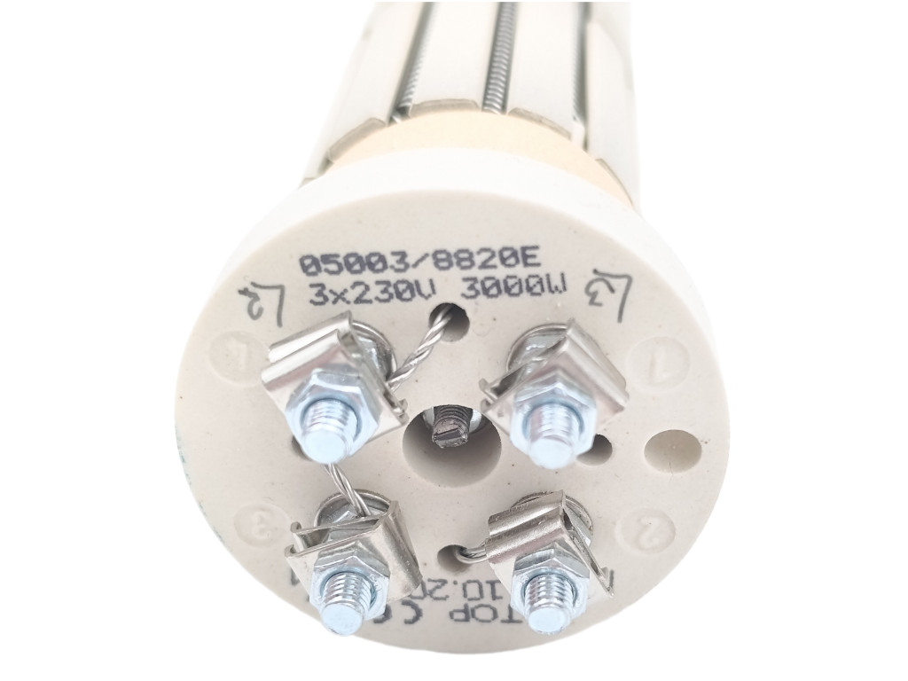 Topné těleso do bojleru 3000W / 400V 3 x 1000W / 230V, keramické topné těleso