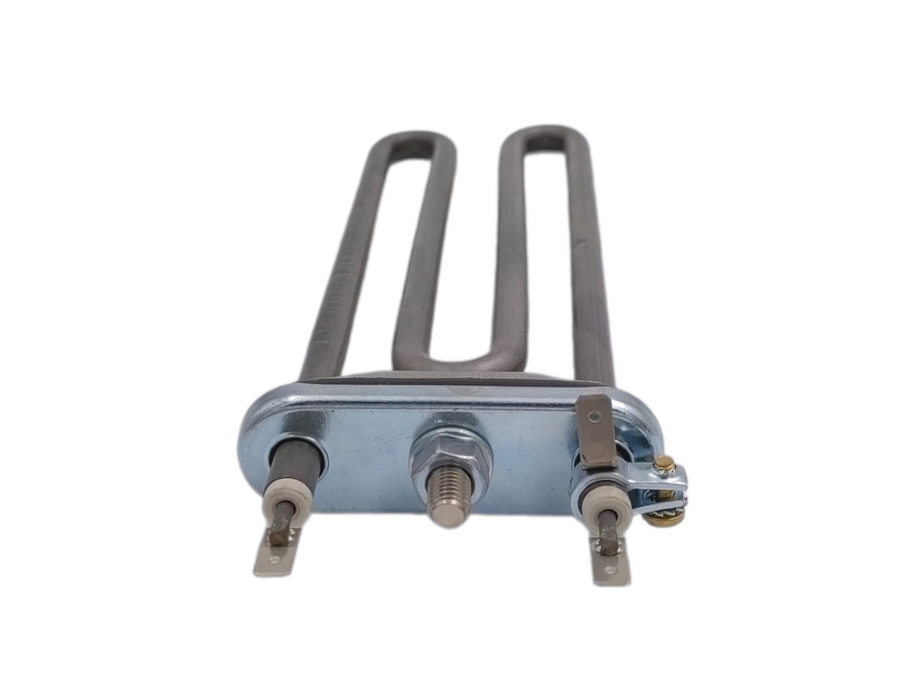 Topné těleso do pračky 2000 W,  l=210mm širší příruba M8, posuvná příruba