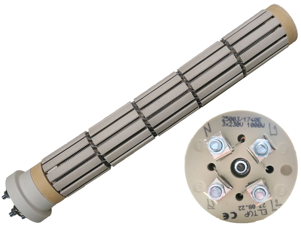 Topné těleso keramické 1000W / 3x230V