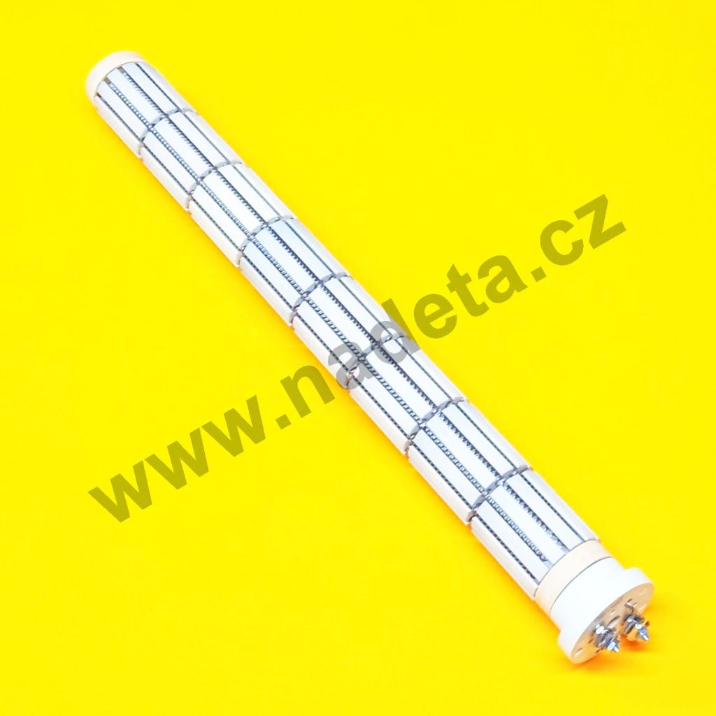 Topné těleso keramické 1350W 120V DC d=48 l=500 8čl