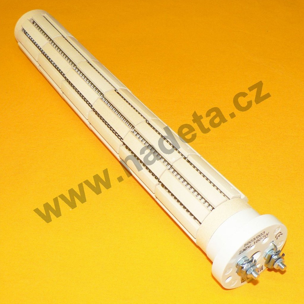 Topné těleso keramické 1500 W 6 článků, 380 mm