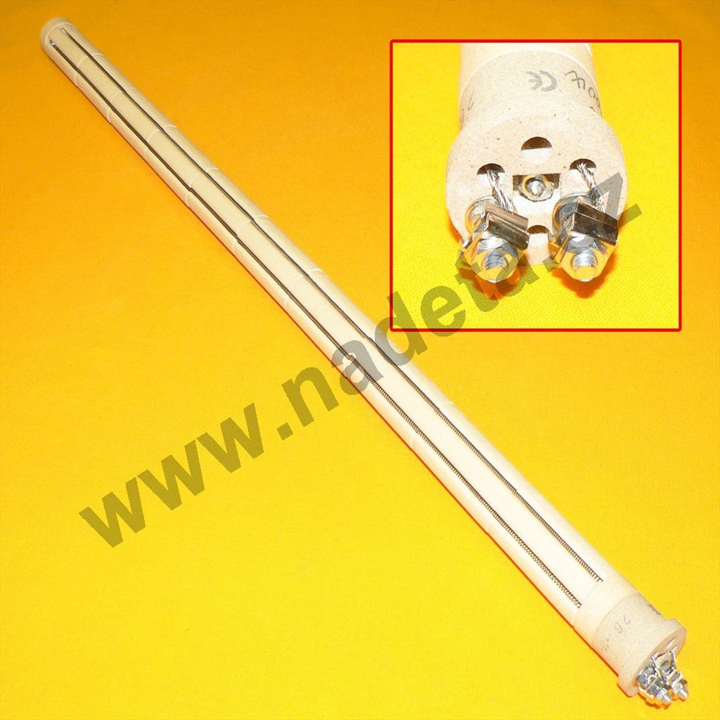 Topné těleso keramické 1800W/380V d=25/l=545mm
