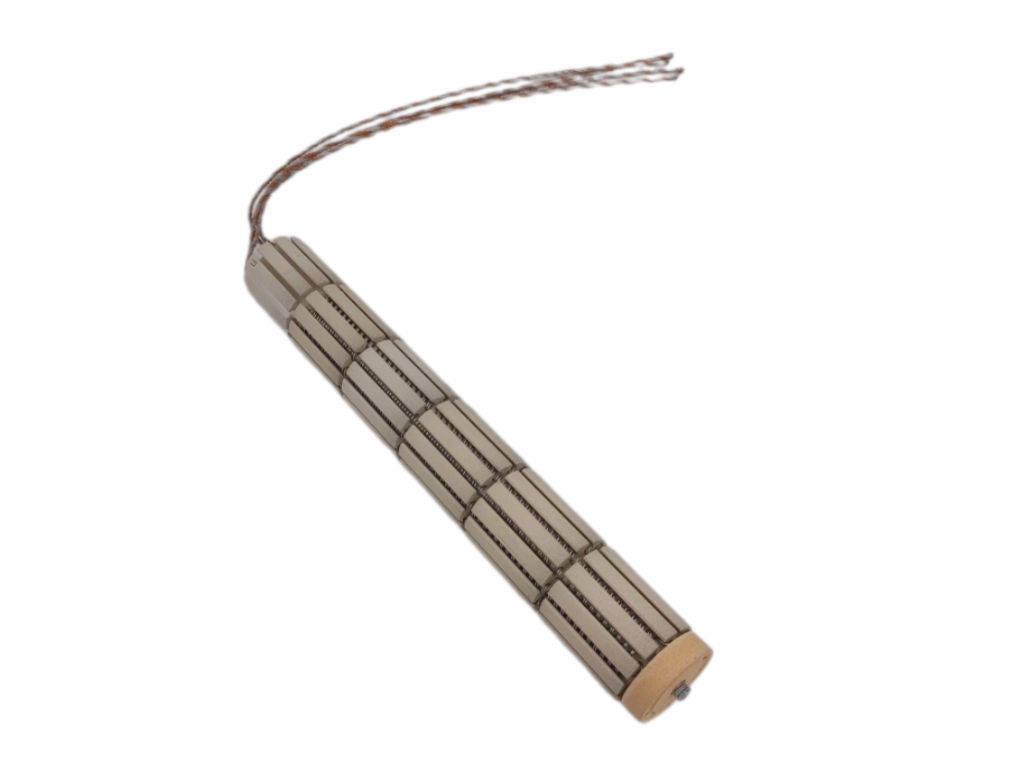 Topné těleso keramické 2000W, 1000W / 230V + 1000W / 90V, d=48mm, bojler