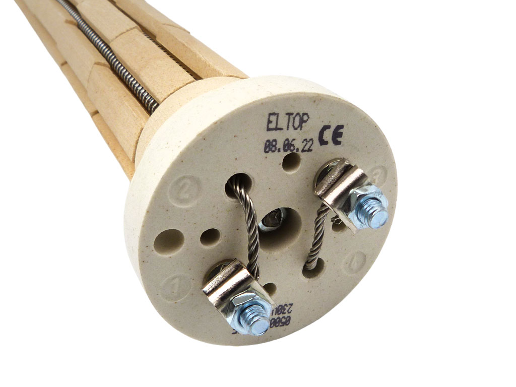 Topné těleso keramické 2000W / 230V,  d= 42mm / l= 690mm