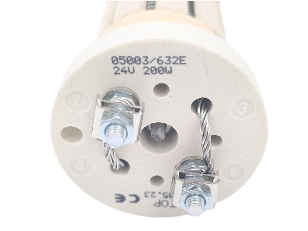 Topné těleso keramické  200W 24V 3čl.d=48/l=200mm
