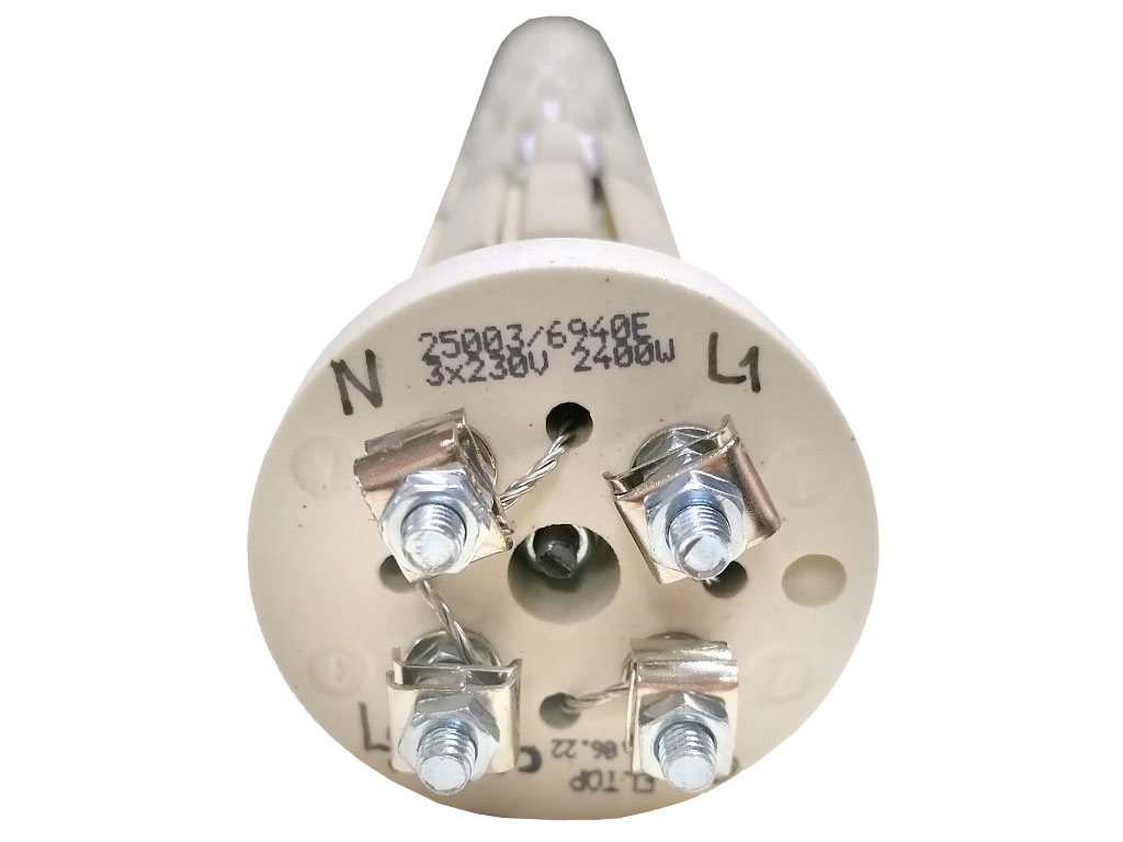 Topné těleso keramické 3x800W (2400W) / 3x230V, suché topné těleso