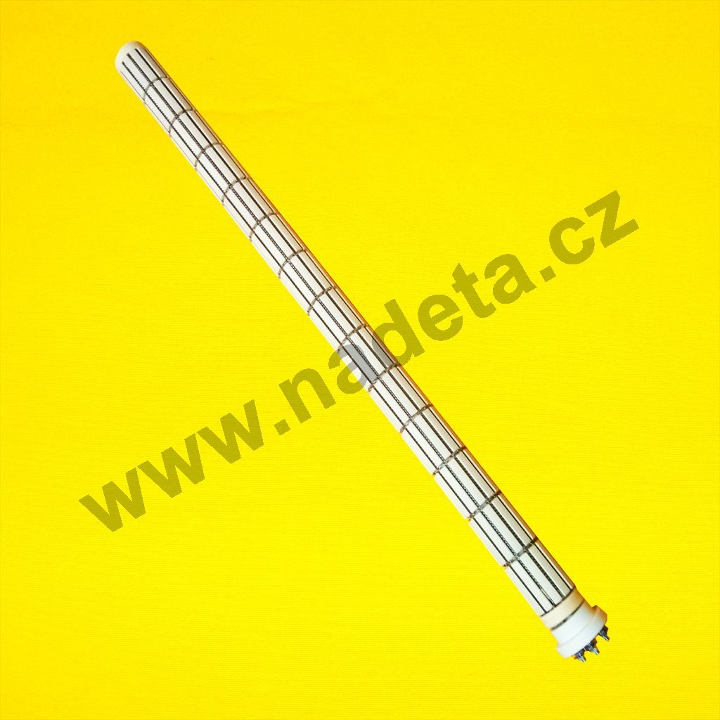 Topné těleso keramické 6000W 3x230V a NULA, l=850, d=48mm