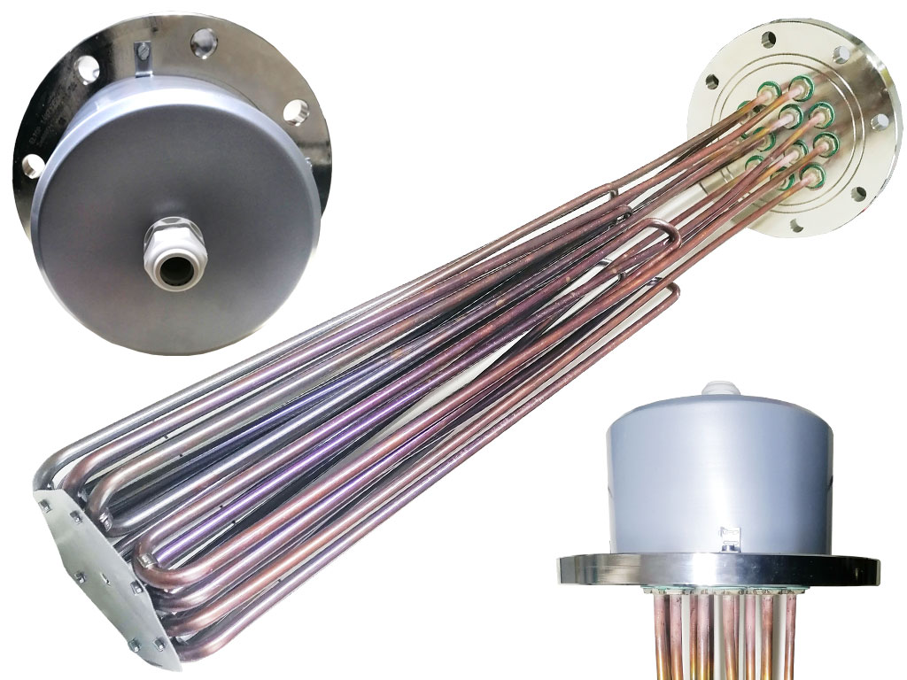 Topné těleso přírubuvé 30kW / 3x400V, topné těleso ohřev vody