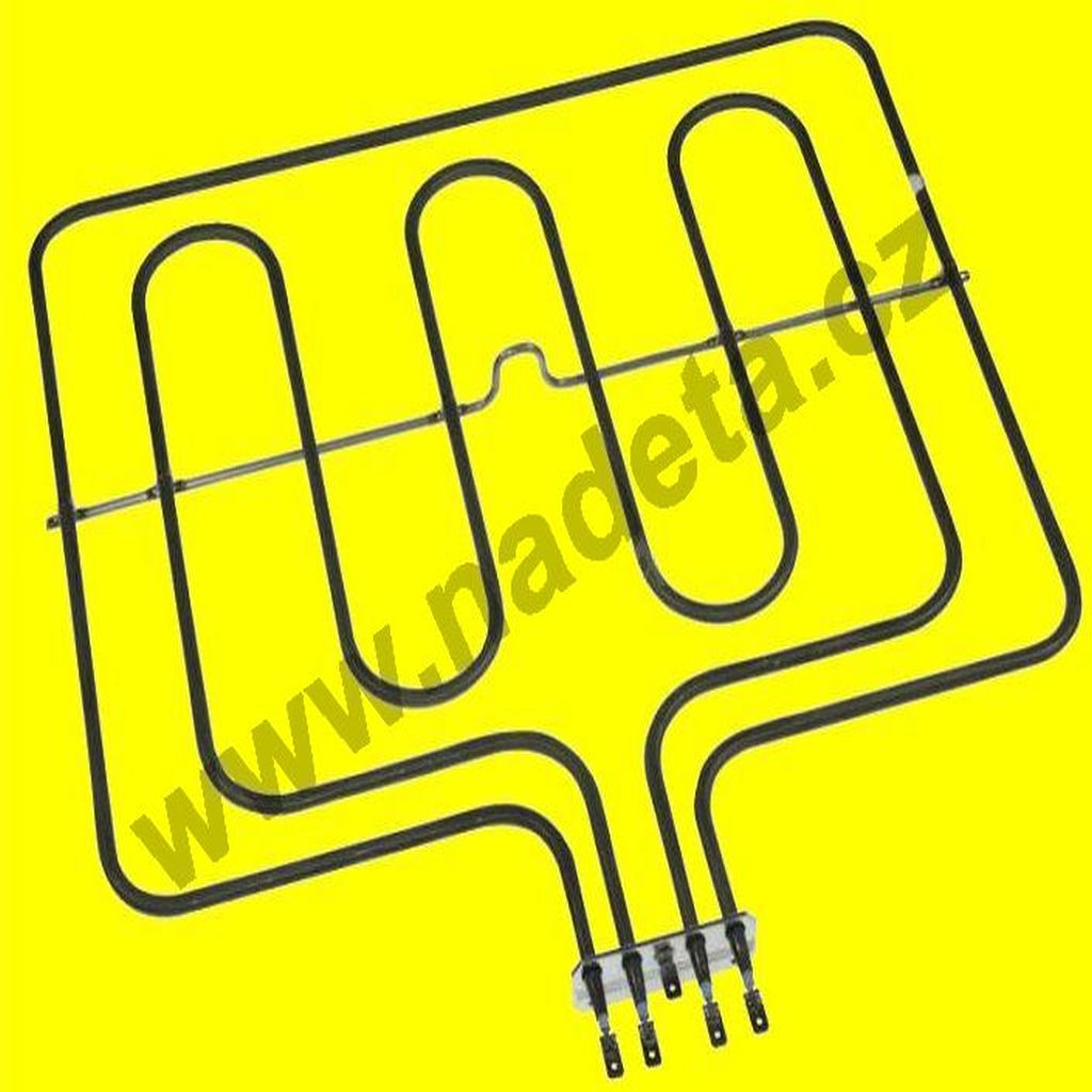 Topné těleso sporáku horní s grilem 1200W + 1400W