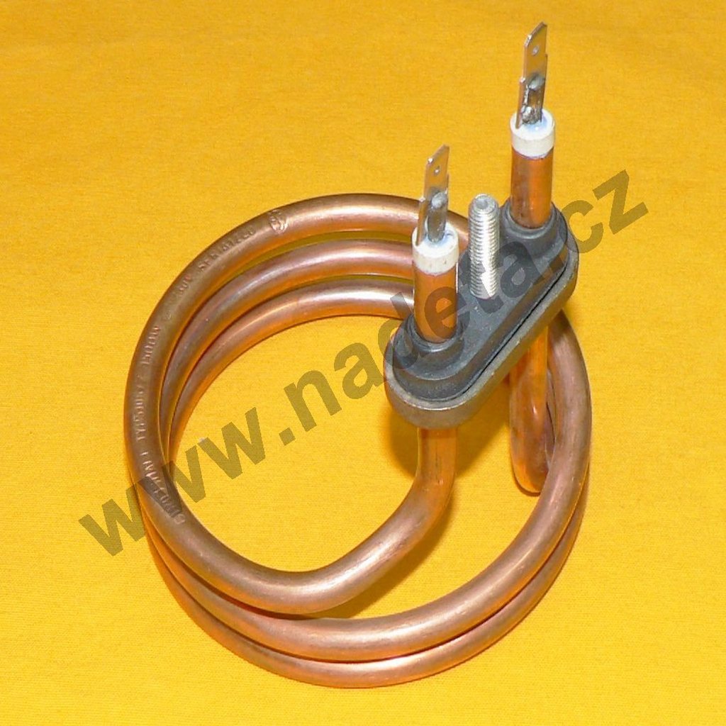 Topné těleso stočené 2000W Tatramat 768035, krátká noha, nahrazuje 768031 do bojleru