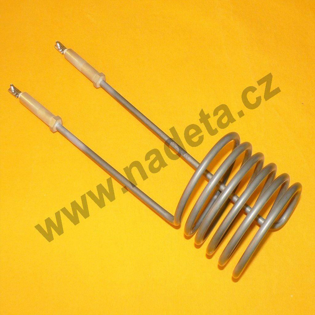 Topné těleso stočené 2400 W, 230 V, laboratorní destilační přístroj