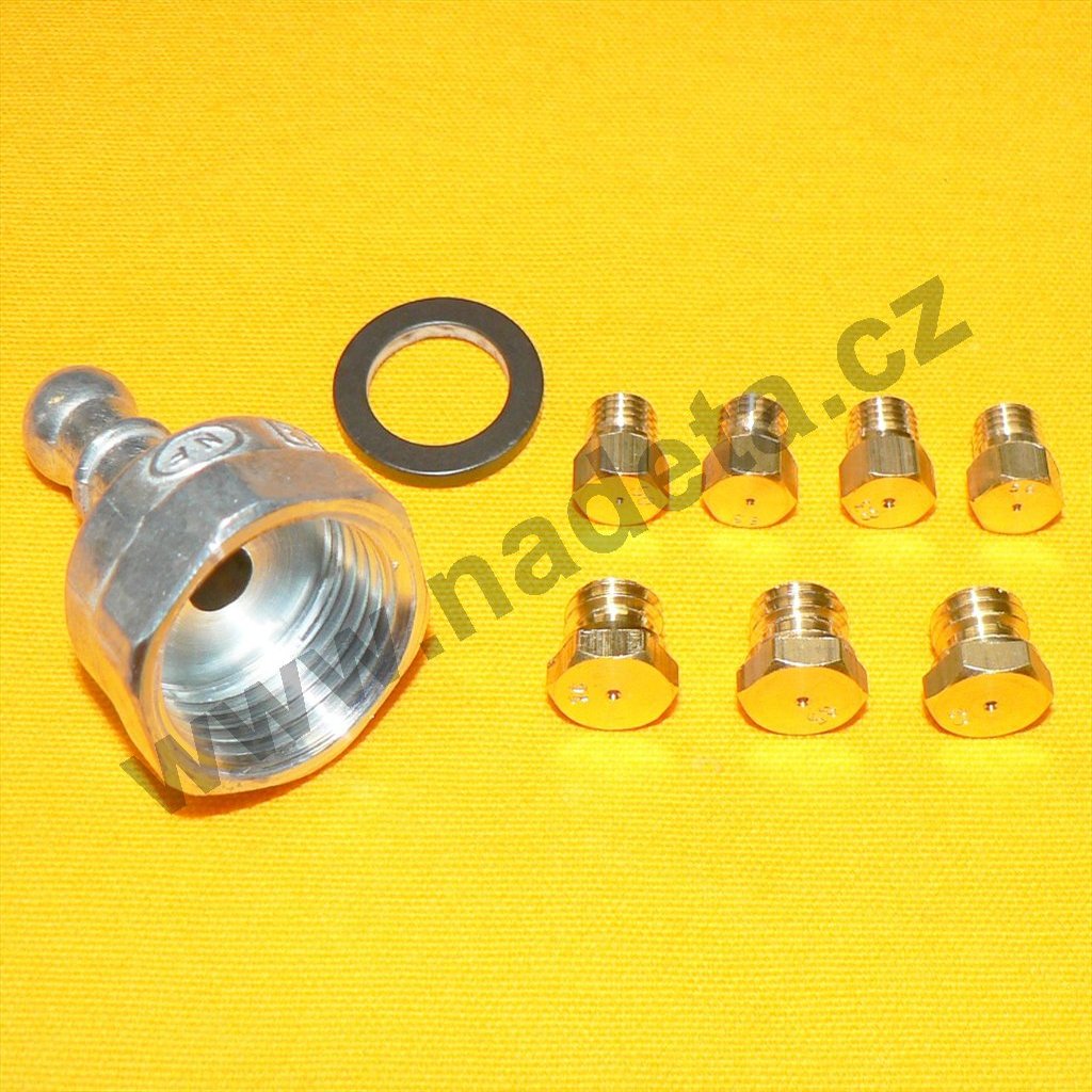 Trysky propan butan sada, sporák Mora 2009