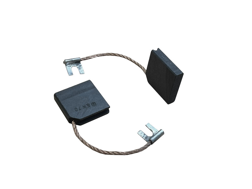Uhlíky 2ks, 6.3 x 25.0 x 25.0 mm, EK 70, uhlíky do elektromotorů