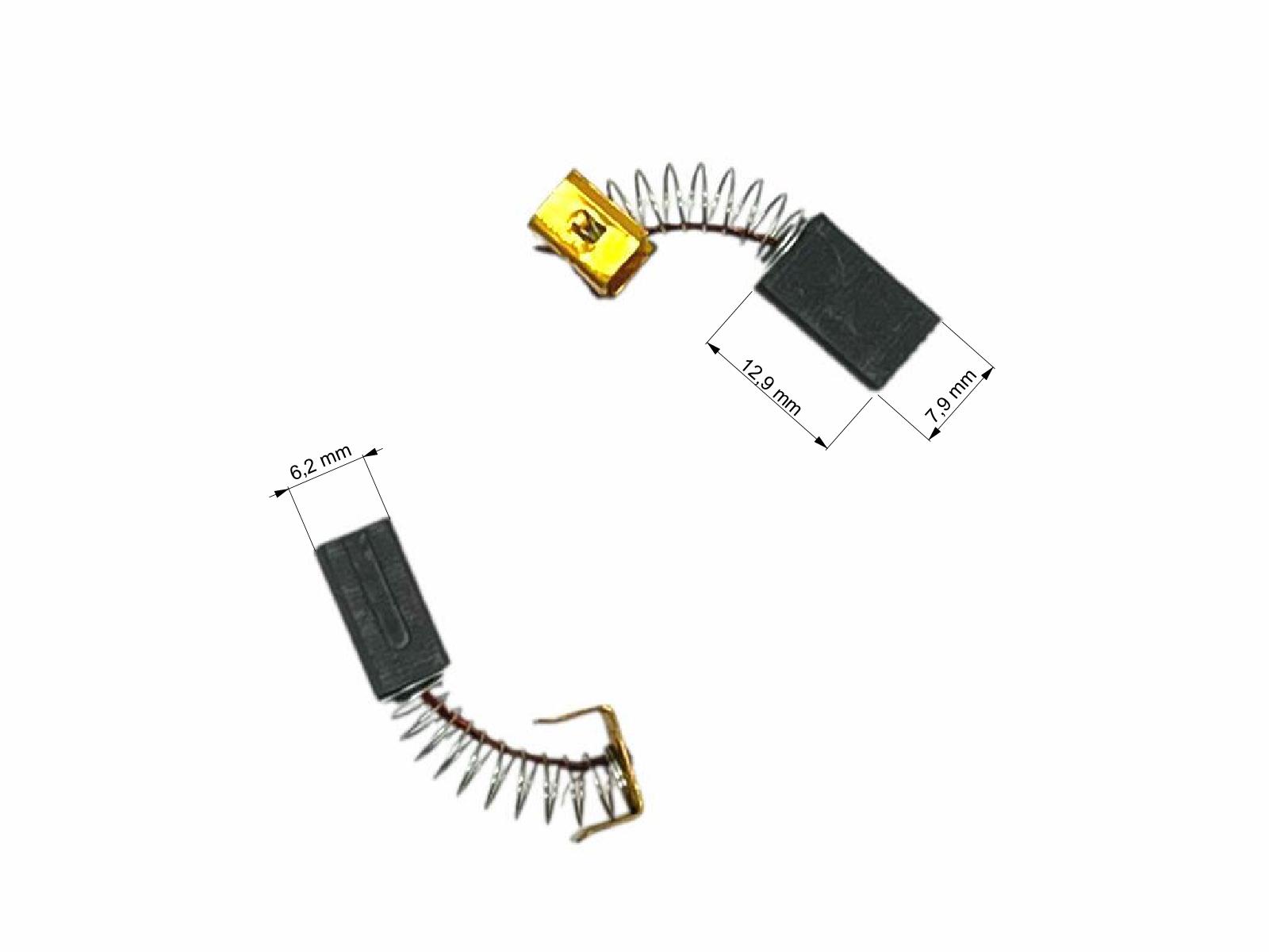 Uhlíky Black & Decker 2ks, 6,2 x 7,9 x 12,9 mm, 596071-00, uhlíky do elektromotorů