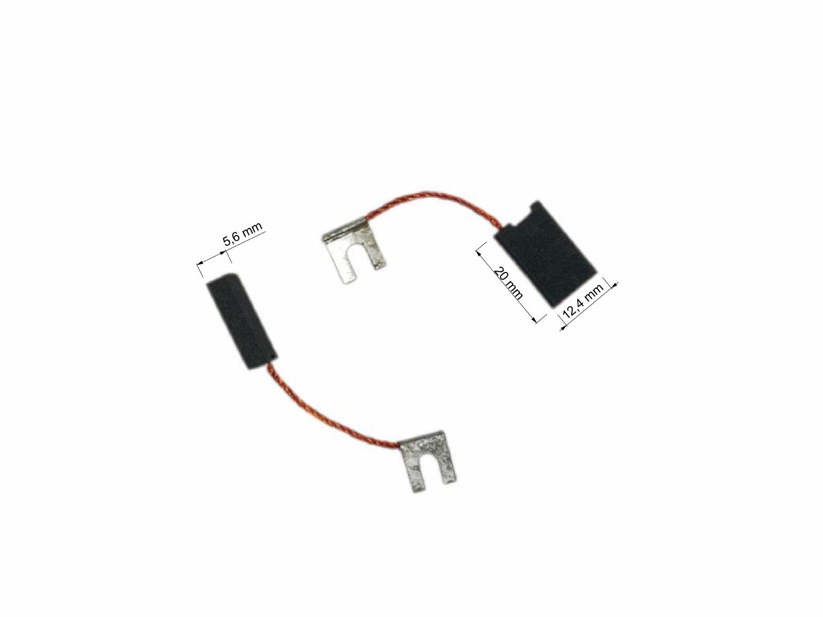 Uhlíky Bosch 2ks, 5,6 x 12,4 x 20 mm, uhlíky elektromotoru příklepové vrtačky Bosch 