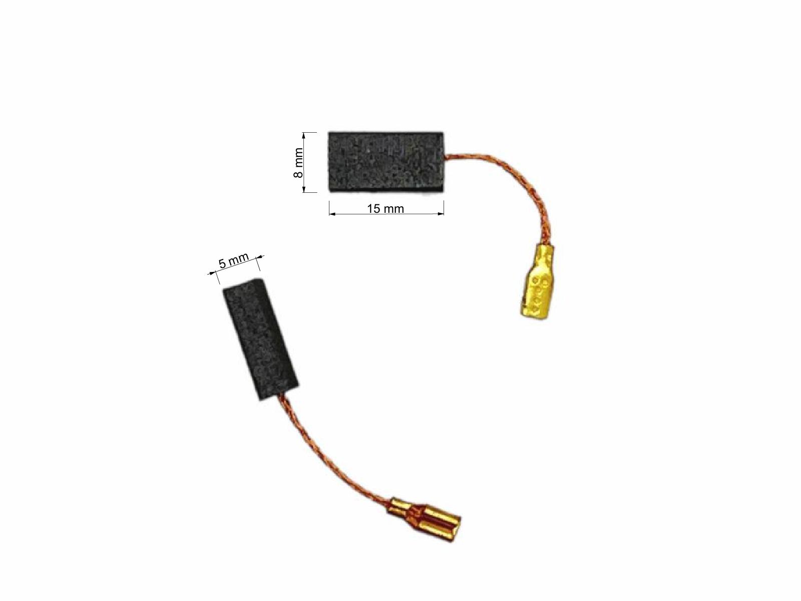 Uhlíky Bosch 2ks, 5 x 8 x 15 mm, uhlíky elektromotoru vrtačky Bosch