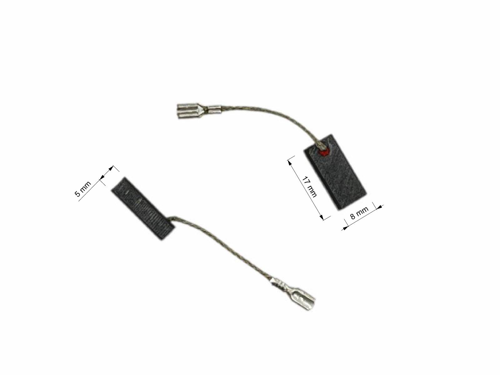 Uhlíky Bosch 2ks, 5 x 8 x 17 mm, 2 604 320 912, uhlíky do elektromotorů, do brusky, pily, frézky