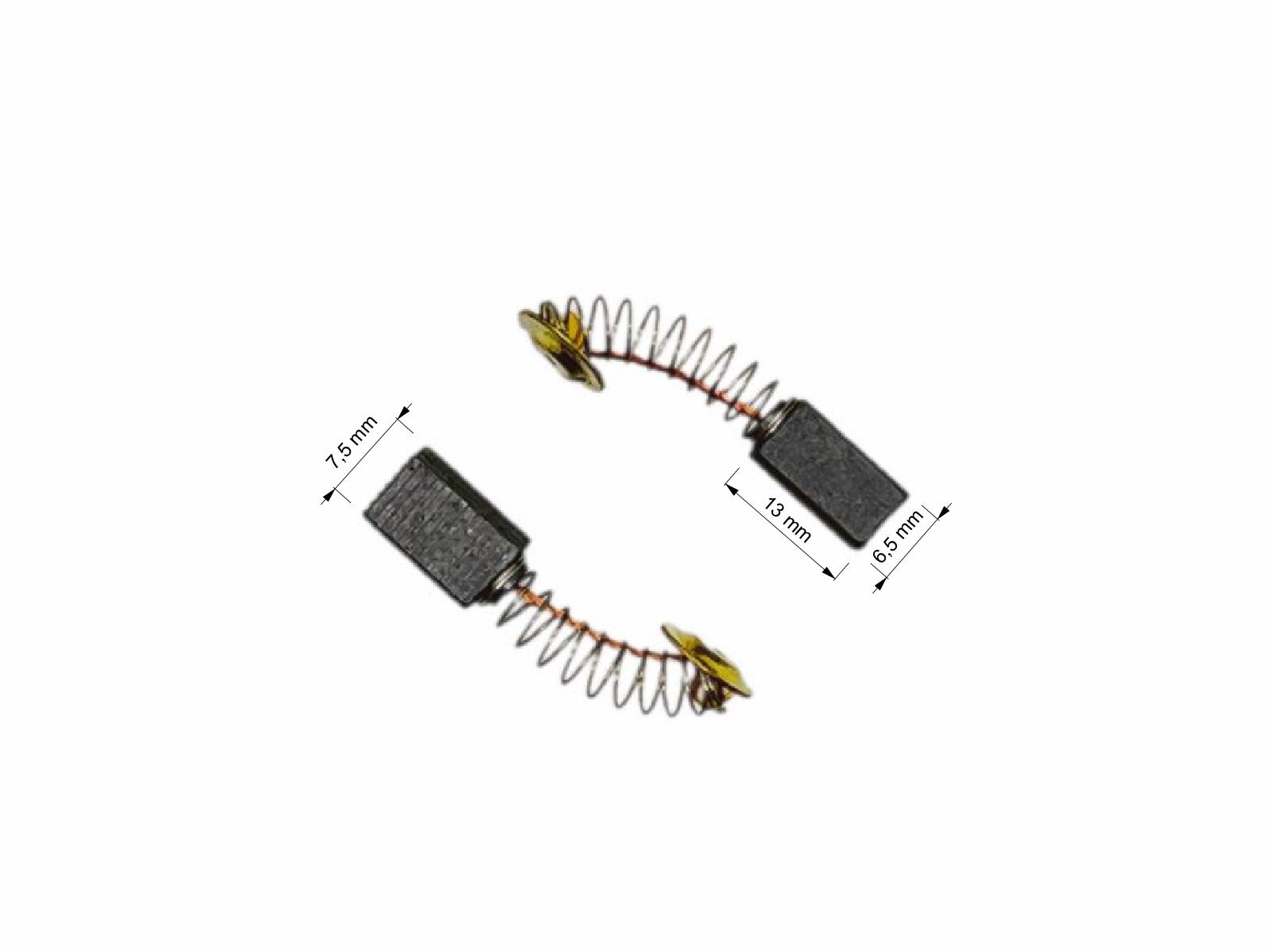 Uhlíky Hitachi 2ks, 6,5 x 7,5 x 13 mm, 999 021, 999 070 B, elektromotor vrtačky, brusky, vrtacího kladiva 