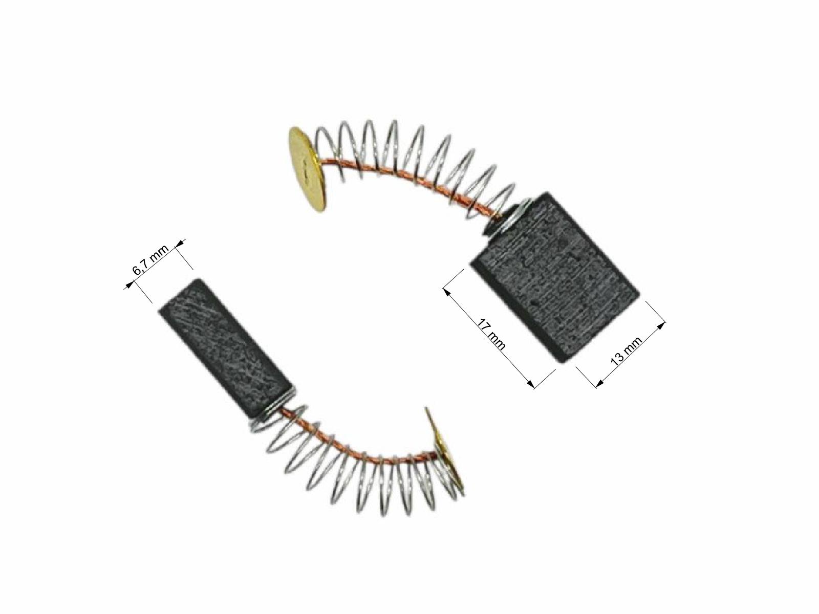 Uhlíky Parkside 2ks, 6,7 x 13,0 x 17,0 mm, PFMR 1600 B2 IAN 352054_2007, uhlíky do elektromotorů