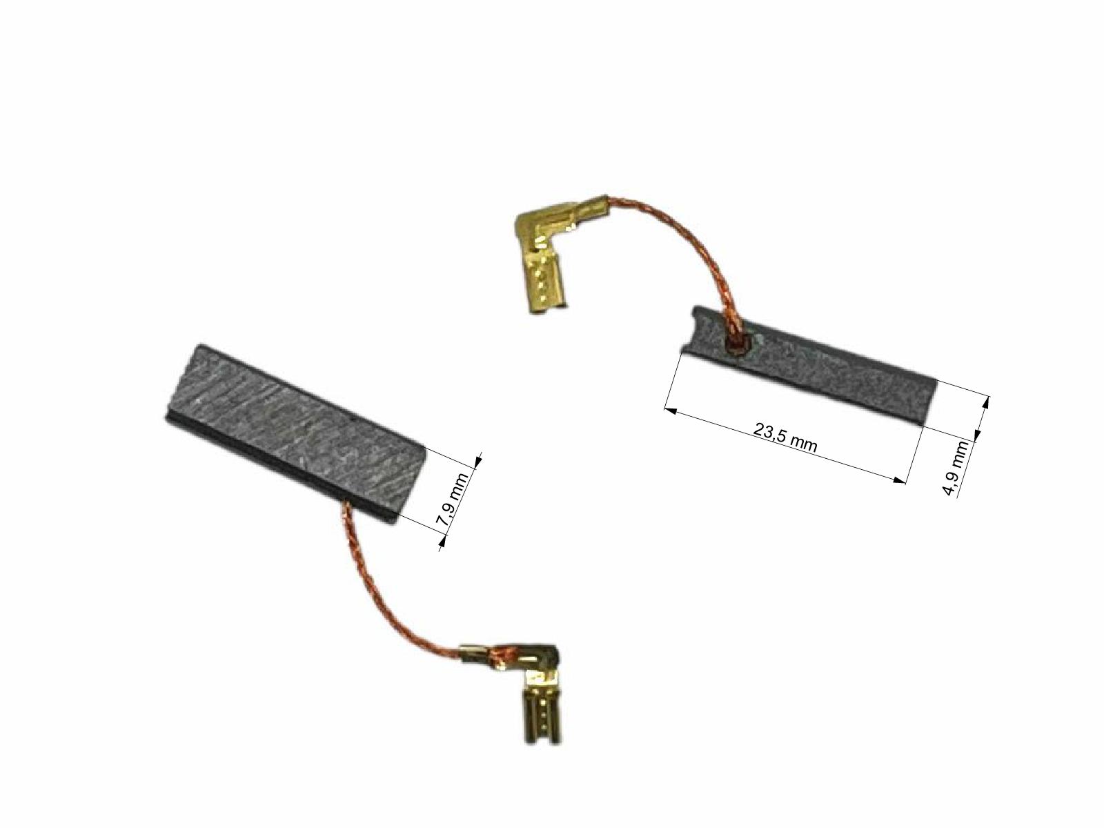 Uhlíky Parkside PBH 2ks, 4.9 x 7.9 x 23.5 mm, uhlíky do elektromotorů