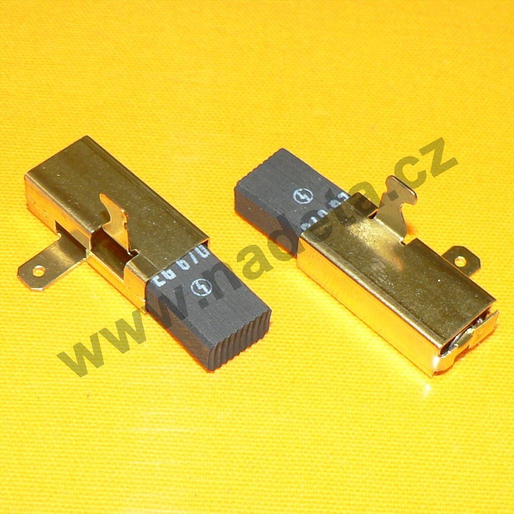 Uhlíky Protool 2ks, 6.3 x 10 x 17.5 mm, s držákem, 627004, uhlíky do elektromotorů