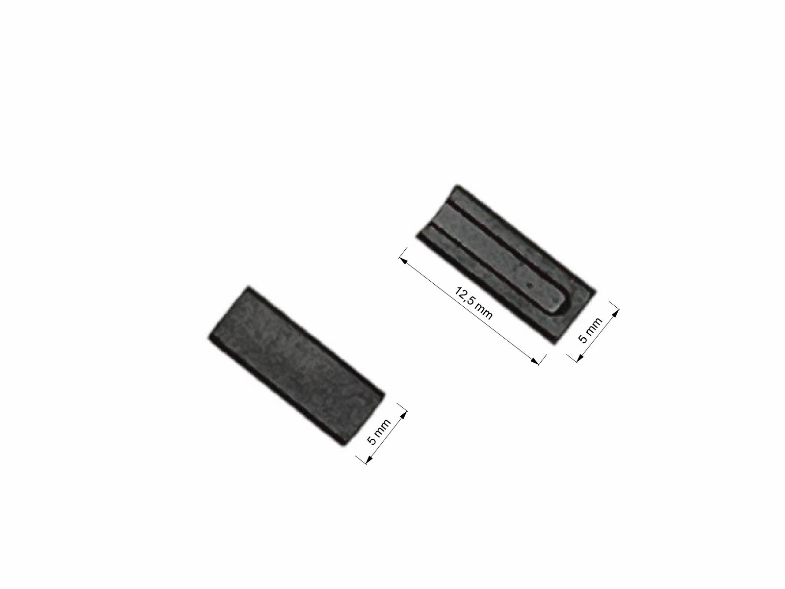 Uhlíky Zelmer 2ks, 5 x 5 x 12,5 mm, uhlíky elektromotoru šlehače Zelmer 181, 381, 394, 393, 493
