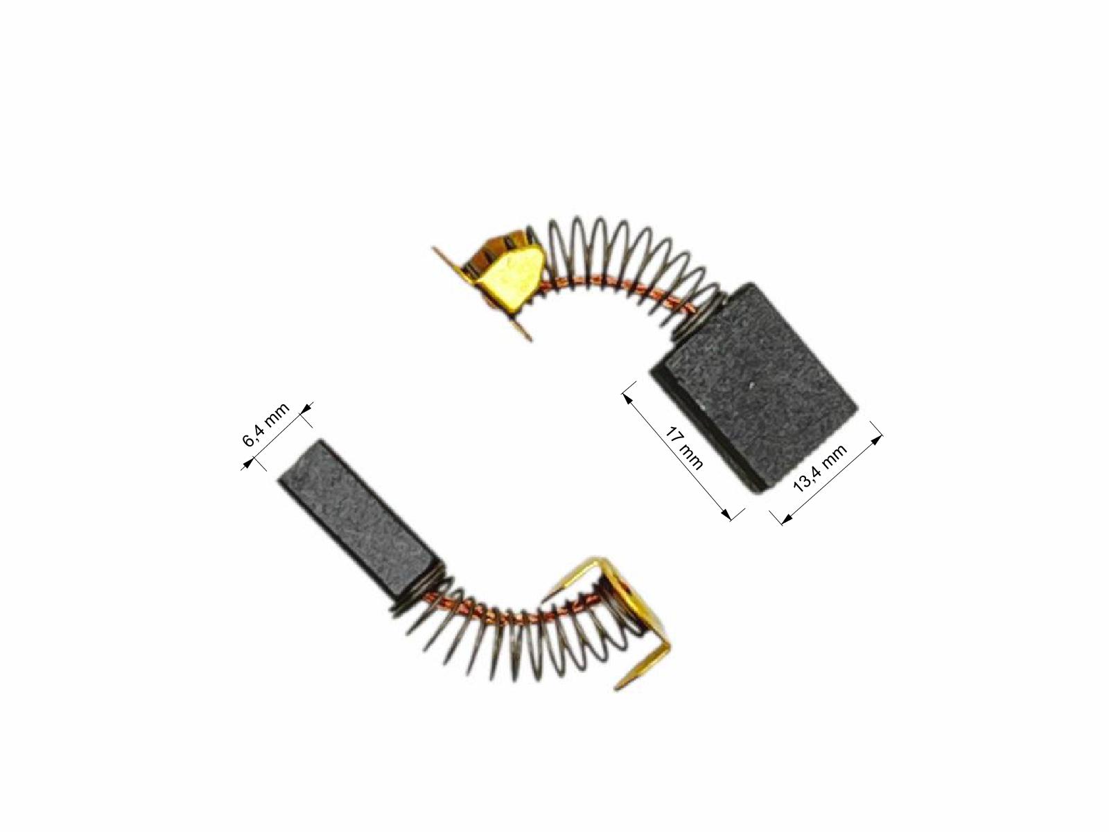 Uhlíky do motoru 2ks, 6,4 x 13,4 x 17,0 mm, SF-MR07, uhlíky do elektromotorů