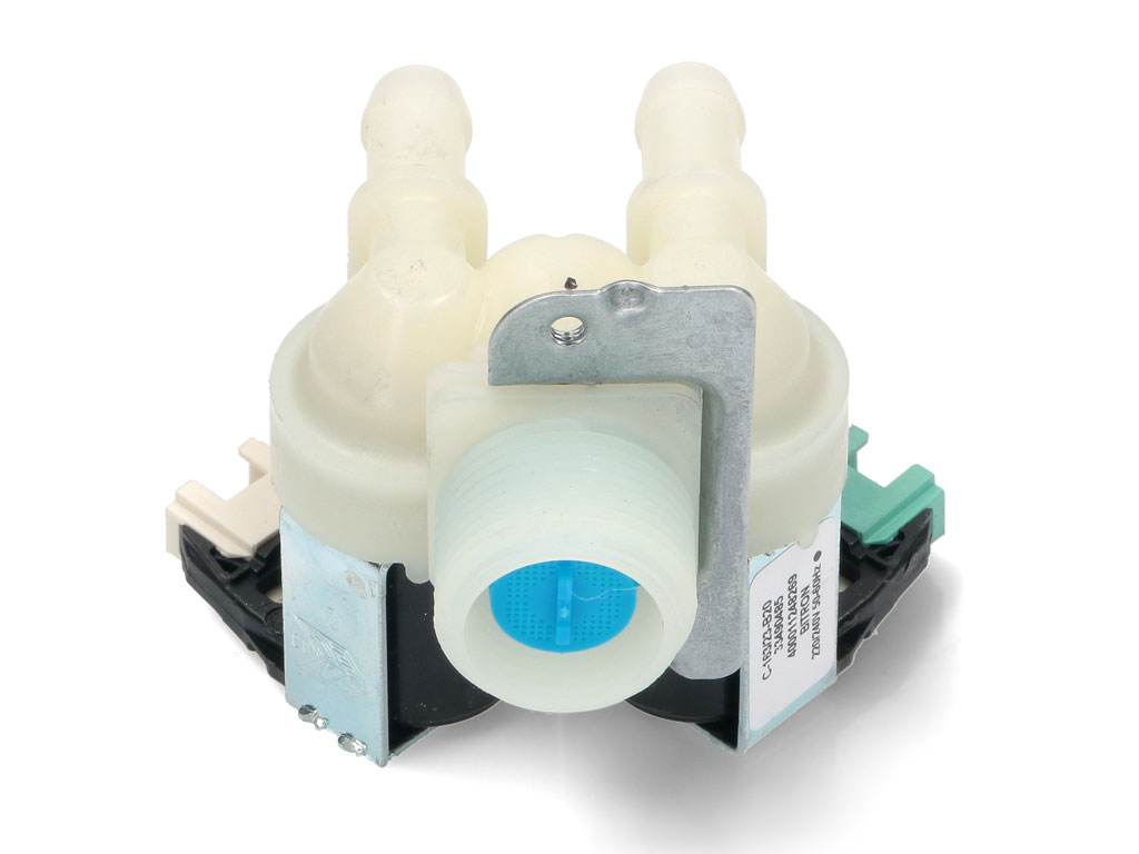 Ventil napouštěcí dvoucestný, přímý pro WHIRLPOOL 481228128468, INDESIT, GORENJE, BOSCH, SEMENS 