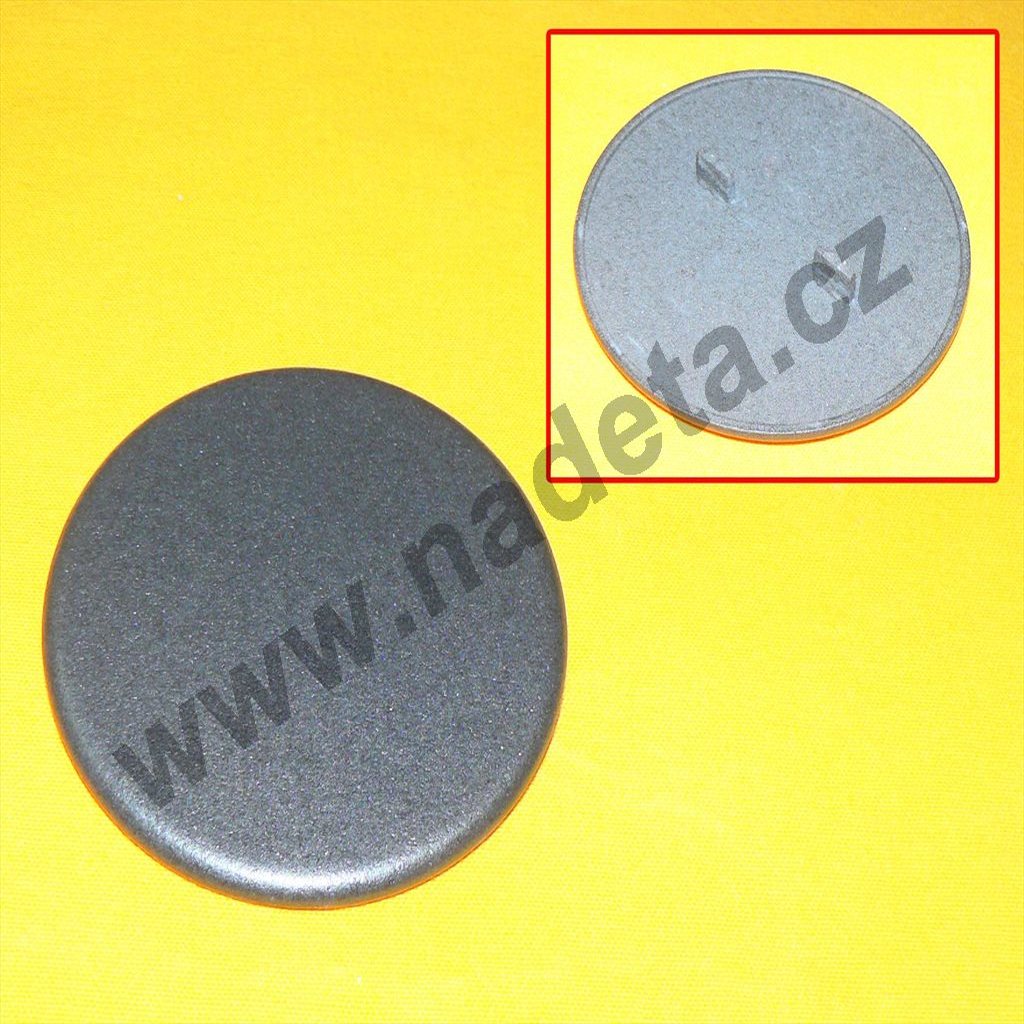 Víko hořáku střední d=72mm litinové, 2x výstupek, Gorenje