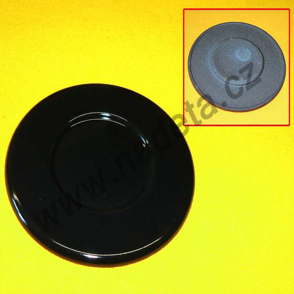 Víko hořáku střední d=75mm litinové hladké