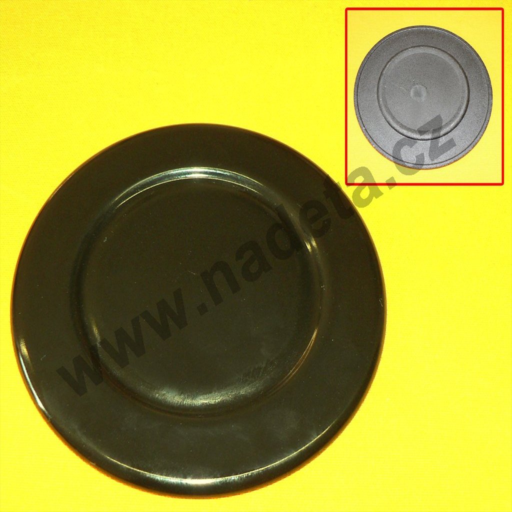 Víko hořáku velké d=100mm litinové hladké