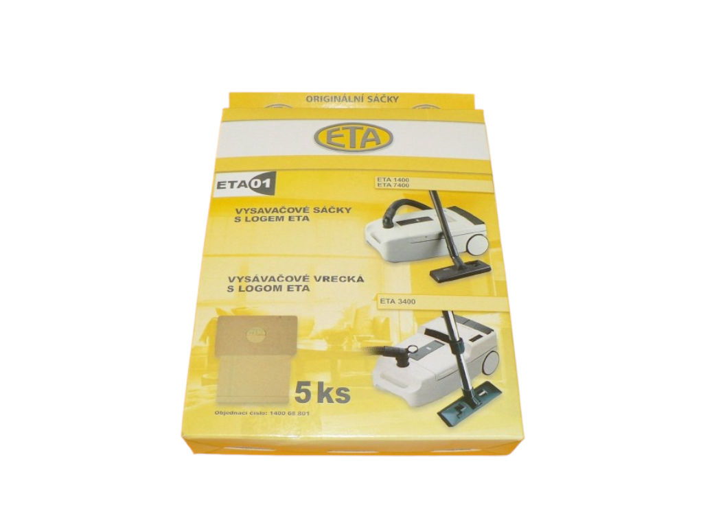 Vysavačové sáčky s kazetou a filtry papírové ETA 1400 68000