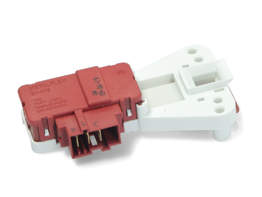 Zámek, blokování dvířek pračky 481202308009 WHIRLPOOL / INDESIT, náhrada