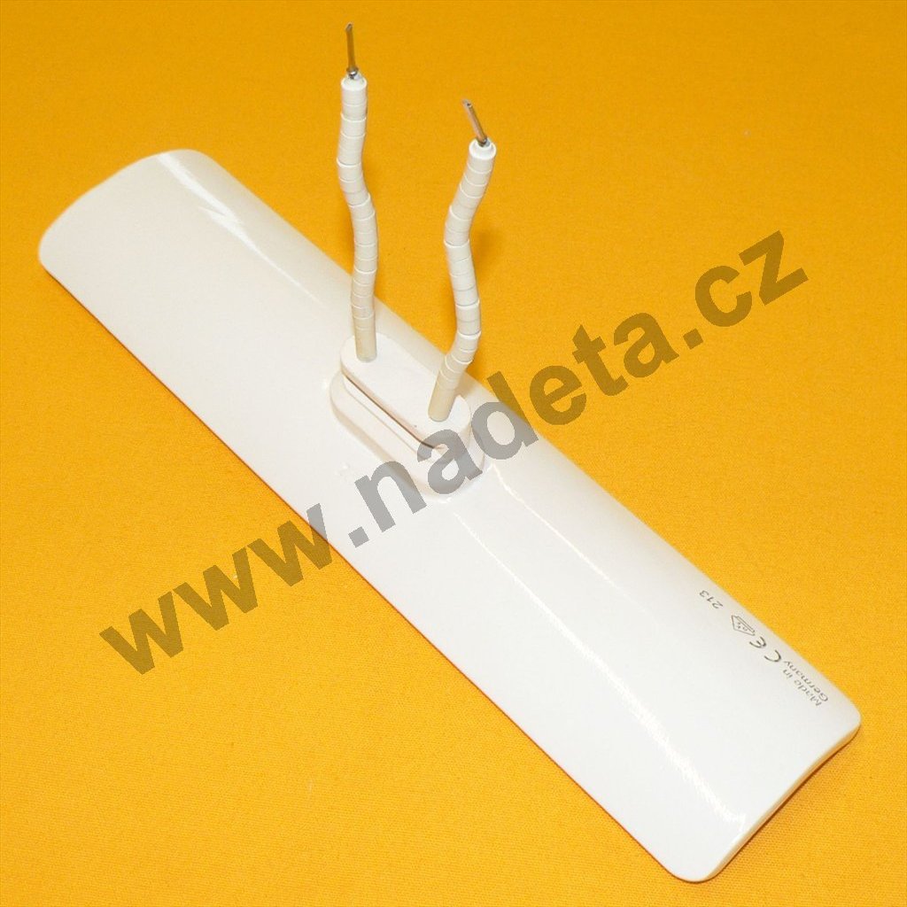 Zářič korýtkový 150 W glazura 245x50mm, keramický deskový infrazářič