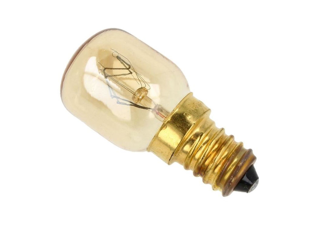 Žárovka E14 do trouby a mikrovlnné trouby, lednice 00032196 BOSCH / SIEMENS, originál