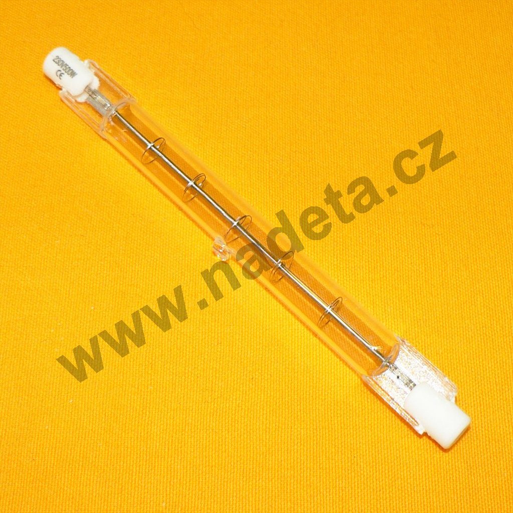 Žárovka halogenová 500 W / 240 V, 118 mm